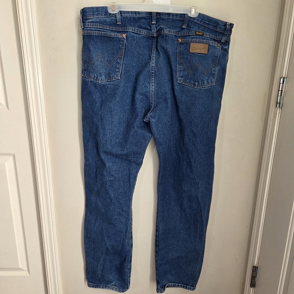 Wrangler Cowboy Cut Men's Blue Jeans Size 44x34 - Picture 3 of 5